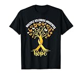 Árbol de Conciencia de Esclerosis múltiple Esperanza MS sobreviviente y Guerrero Camiseta