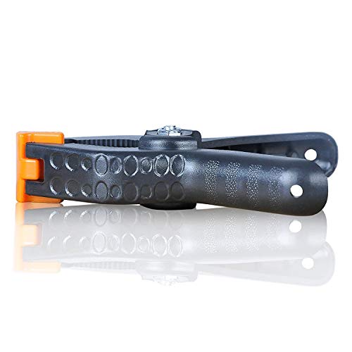 Slow Dolphin Heavy Duty Spring Clamps Clip 4.5 Inch For Muslin/Paper Photo Studio Backdrops Background-6 Pack（Yellow & Black） #TOP3