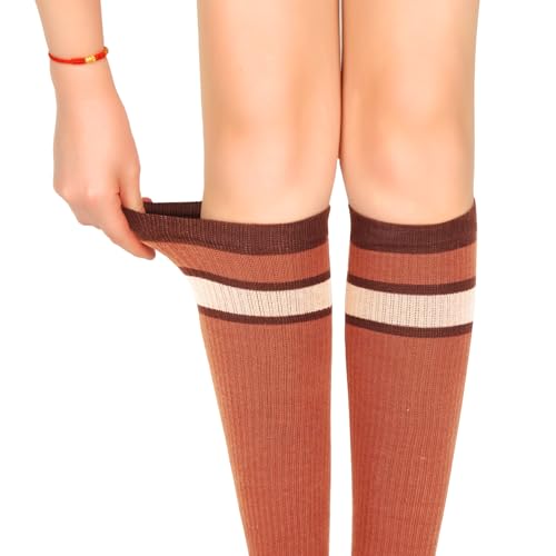 Image of Benefeet Sox Womens Knee High Toe Socks Non Slip Long Toe Socks Unisex Five Finger Socks Knee High Yoga Socks with Grips