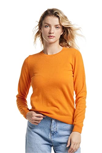 Image of EURKEA Women's Crewneck 100% Cashmere Sweater, Cozy Pullover Winter Top for Women, Gift Ready