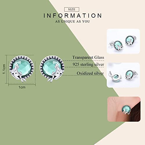 Boucles d'oreilles vert clair féeriques à offrir pour une occasion - 4
