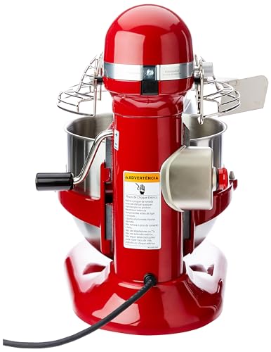KitchenAid KEF97AV Batedeira Stand Mixer Profissional, Empire Red, 7.6L