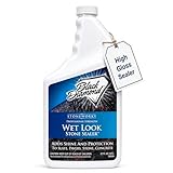 Wet Look Natural Stone Sealer. Durable, Long-Lasting Gloss Protection. Interior and Exterior Pavers, Slate, Sandstone, Travertine, Flagstone, Driveways, Garage Floors, etc. Black Diamond Stoneworks