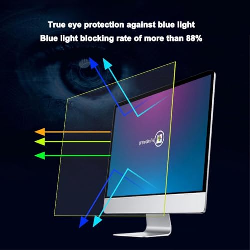 OWKAY Films de protection d'écran anti-reflets et anti-reflets pour moniteurs, ordinateurs portables, téléviseurs – vue 8