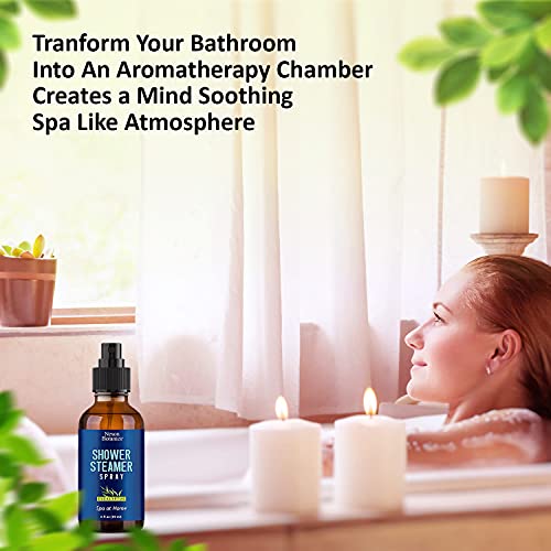 Eucalyptus Shower Steamer Spray 2 Fl Oz - Shower Aromatherapy Spray - Eucalyptus Shower Spray - Sauna Spa Steam Mist At Home, Room - Essential Oil Shower Eucalyptus Spray - Nexon Botanics #TOP6