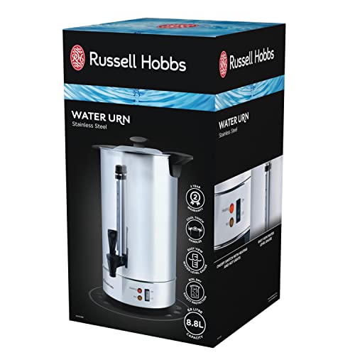 image for Russell Hobbs RHWU88 Water Urn 8.8L, Hot Water Dispenser, Non-Drip Tap