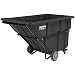 Global Industrial Extra Heavy Duty Plastic Tilt Truck, 2000 Lbs. Cap, Black