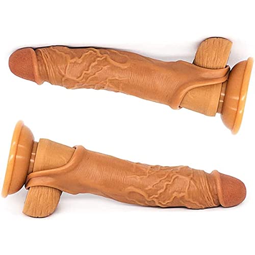 Manicotto Per Pene Maschile Estende Il Preservativo, Riutilizzabile In Silicone Per Allungare E Ingrandire, Custodia Per Miglioramento