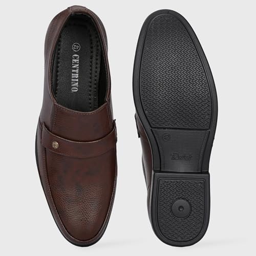 Image of Centrino Formal Shoe for Men | Soft Cushioned Insole for All-Day Comfort | Stylish & Elegant Design | Perfect for Office, Business Casual & Formal Attire 7671