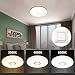 T-SUN 24W Regulable Luz de techo LED, IP44 Impermeable Plafón, Φ40cm Lámpara...