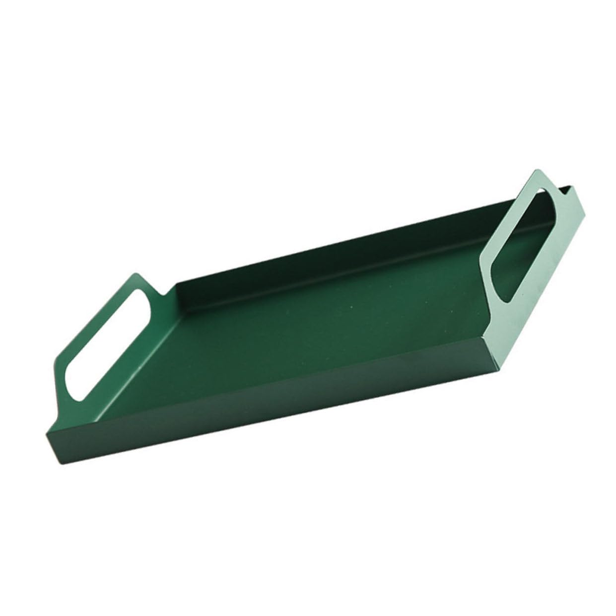 IMIKEYA Bandeja Diseño Simple para Servir Postres y Dulces Apilable y Reutilizable de Hierro Inoxidable Rectangular Adecuado para Cocina y Hogar