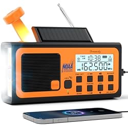 DreamSky Emergency Radio NOAA Weather Alert with Hand Crank