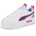 PUMA Kids Girls Mayze Glitzy Platform Lace Up Sneakers Shoes Casual - Purple, White - Size 7 M
