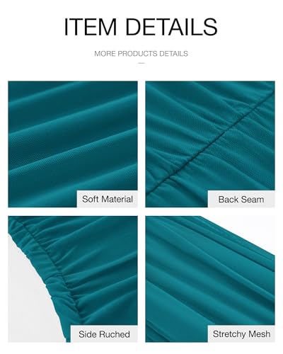 Image of BTFBM 2026 Summer Wedding Guest Dresses for Women One Shoulder Bodycon Ruched Mesh Formal Cocktail Spring Fall Maxi Dress