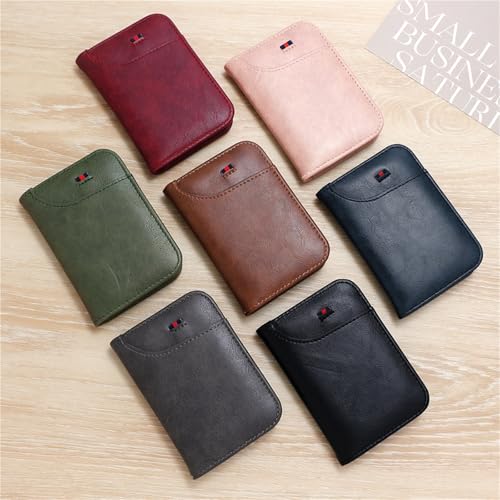 Fashion Multi-Card Holder Multi-Function Card Slot Thin Card Holder Wallet Card Holder Fashion Card Holder(Blue)3