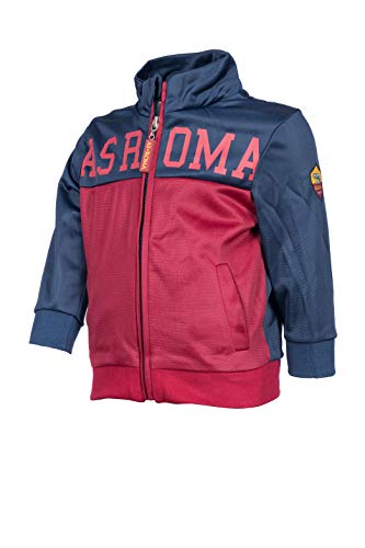 AS Roma Tuta Acetato Aperta con Zip, Abbigliamento...