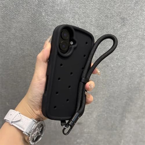 Coque silicone souple iPhone 11 antichoc avec dragonne et motif à pois