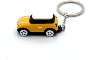 MINI Cooper Key Chain (Yellow) - A Tiny Masterpiece for your Pocket