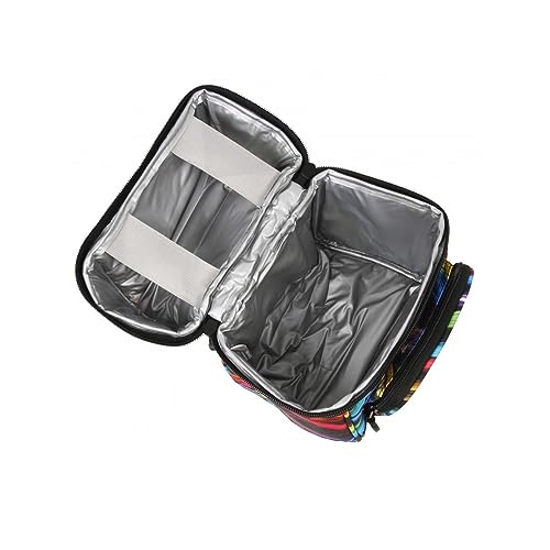Image of J World Corey Kids Lunch Bag. Insulated Lunch-Box for Boys Girls, Quantum