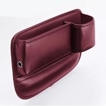 Car Seat Gap Filler for Fiat Ottimo Hatchback 2014 2015 2016 2017, Console Side Storage Box Multifunctional Filler Organizer Car Accessories, co-Pilot red