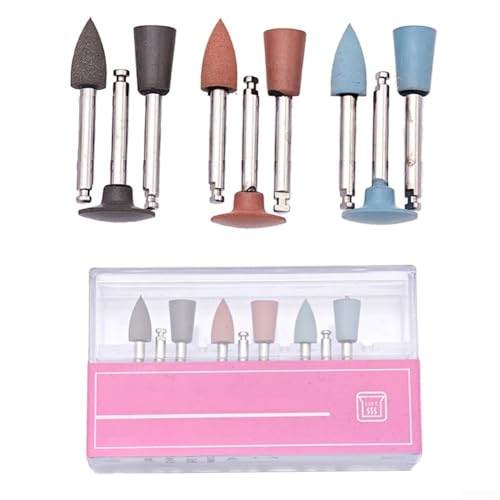 Têtes de polissage en résine, kit d'outils rotatifs de 9 pièces pour le ponçage du bois et du métal, compatible avec contre-angle à faible vitesse, design compact et portable, utilisation en atelier