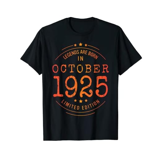 Cumpleaños Octubre 1925 Edición Limitada Regalo Used Vintage Camiseta