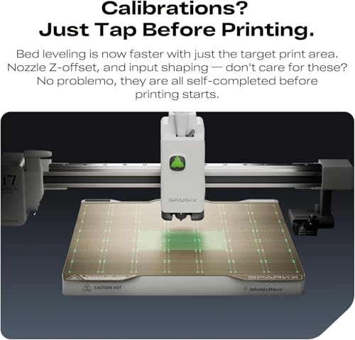 Image of 3IDEA Creality SPARKX I7 3D Printer, Multi Color Need CFS AI Photo 3D Printing 500mm /s High Speed 95% Pre-Assemble RGB Light Smart AI Camera Auto-Leveling Essential Parts Low Noise 10.24x10.24x10 inch