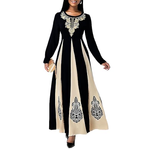 Robe Longue Africaine Dashiki Coupe Floue pour Silhouette Sublimée sans Effort