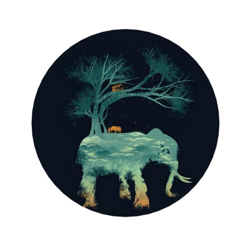 WSHFFILO Kühlschrankmagnet Elefant Motiv