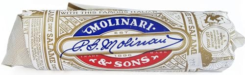 Molinari & Sons Italian Dry Salame – Traditional Dry-Cured Italian Meats – Authentic Flavor,...