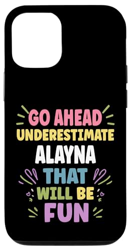 ALAYNA Personalized Women's Gift Custom ALAYNA X}zP[X iPhone 12/12 Pro p
