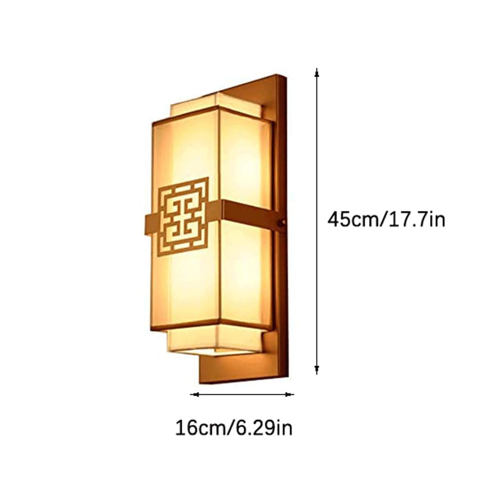 Lampada da Parete Tradizionale a LED, apparecchio di Illuminazione in Stile Cinese, Applique con Motivo Decorativo per Soggiorno, Camera da Letto, Comodino, corridoio, Hotel, Club.
