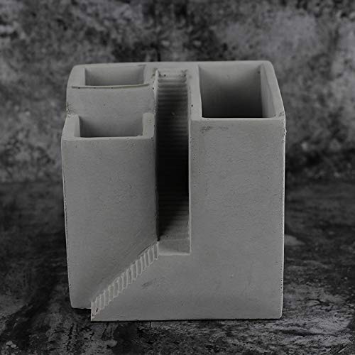 Moule silicone pot de fleur en ciment effet bâtiment architectural durable - 5