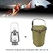 NDNCZDHC Camping Lantern Storage Bags, Large Capacity Double Zipper Multifunctional Outdoor Camping Gas Lamp Lights Handle Bags(Green)