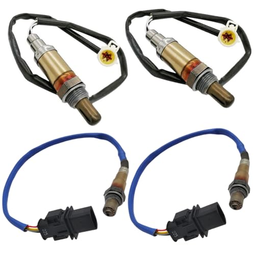 Amrxuts 4Pcs Upstream Downstream Air Fuel Ratio Sensor O2 Oxygen