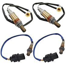 4Pcs Upstream Downstream Air Fuel Ratio Sensor O2 Oxygen Sensor for Ford 2009 2010 F-150 4.6L VIN W, 2009-2014 E-150 E-250, 2009-2014 E-350 Super Duty 234-5113 234-4127