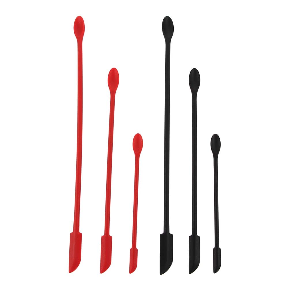 Leadigol 6PCS Mini Soft Spatulas,Silicone Spatula Small Spatula Scrapers Spoon Butter for Kitchen Tool