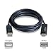 gofanco DP to HDMI, Gold Plated 10 Feet DisplayPort to HDMI Cable Adapter for DisplayPort-Equipped Systems to Connect to HDMI HDTVs or Monitors (DPHDMI10F)