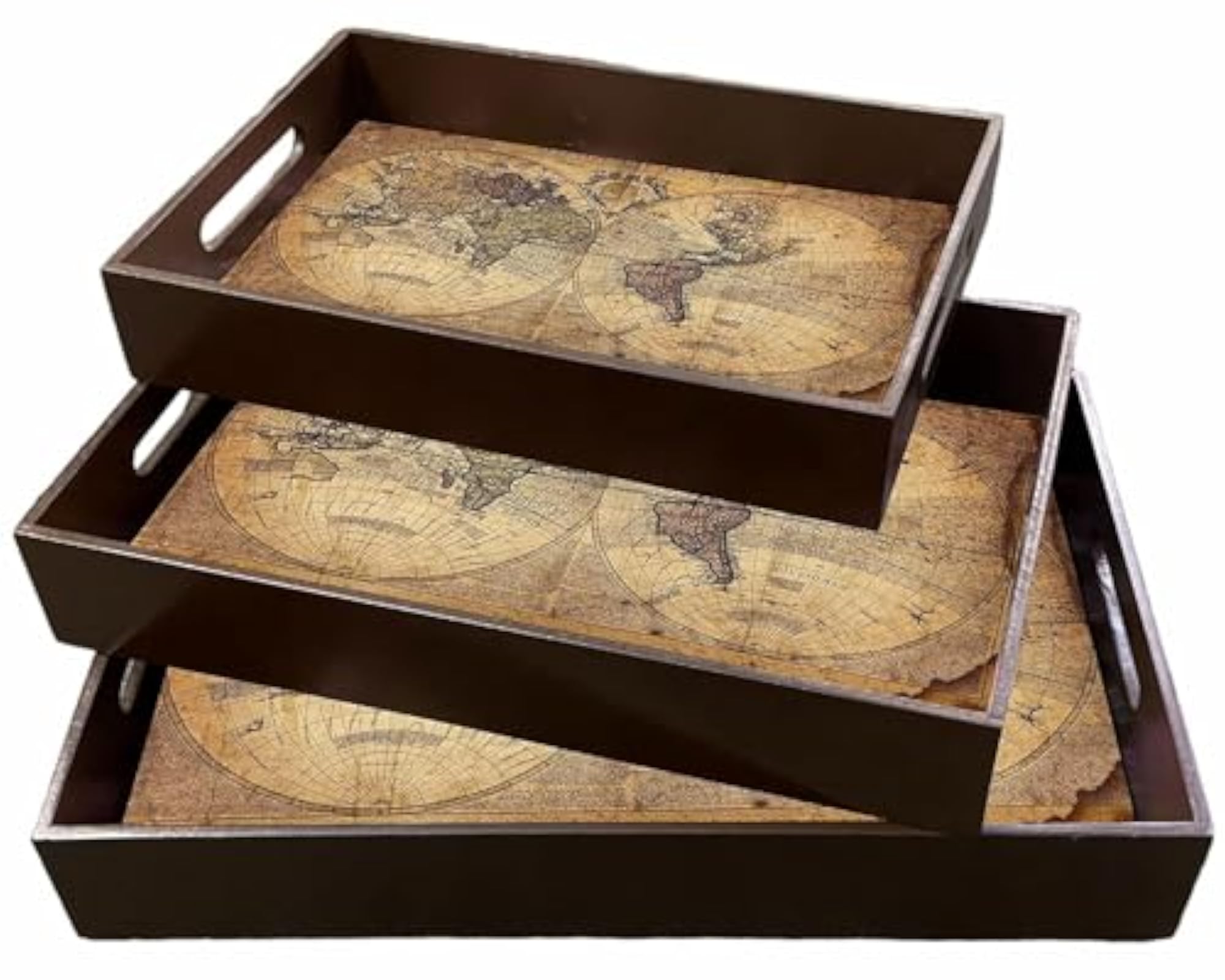 Engineered Wood Serving Tray, Multipurpose Design