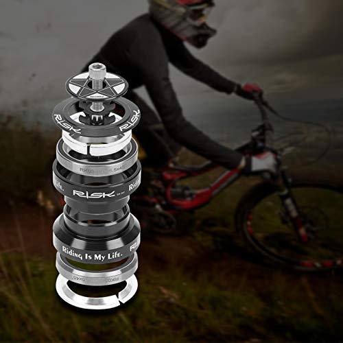 Akozon AKOZONWR8U3GNZBP-01 Bike Headset Set, 34Mm Mtb Mountain Bike Road Bicycle Bike Bearing Headset Aluminum Alloy Bike Front Fork Stem Headset thumb #4