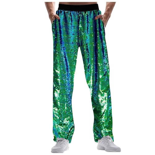 Pantalon de loisirs à paillettes homme idéal pour briller en boîte de nuit