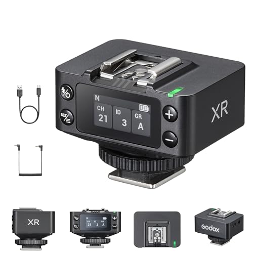 Compatibile con numerosi flash TTL: il ricevitore XR dispone di un sistema wireless integrato a 2,4 GHz (X) ed è compatibile con Canon e Nikon. Adatto per 600EX-RT, 580EXII, 580EX, 430EXII, SB900, SB910, SB5000 e SB800 (modalità TTL).