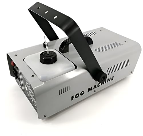 Image of DaBeatz 1200-Watt Portable Fog Machine with Wired Remote Control for Parties, Stage Effects, Weddings, Diwali For Impressive Output (Silver) (Fog Machine)