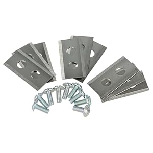 vhbw 9x Messer Klingen kompatibel mit Worx Landroid L1500i, M500 B, M1000, M1000i, M800, S500i, M WG794E, WA0176, WA0190 Mähroboter uvm. Stahl, 0.75mm