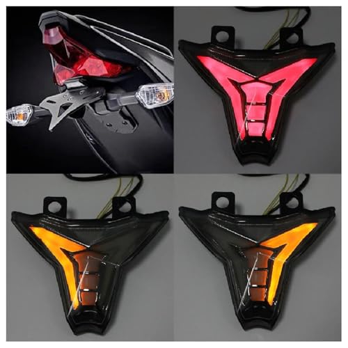 Luz trasera integrada de freno y giro para Kawasaki Ninja ZX-10R y 6R 2016-2024 3