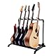 GUITTO Gitarrenständer Multi Faltbarer Universal Display Guitar Rack Tragbarer Gitarrenhalter für Band Bühne Bass Akustik Gitarre -5 Halter GGS-07