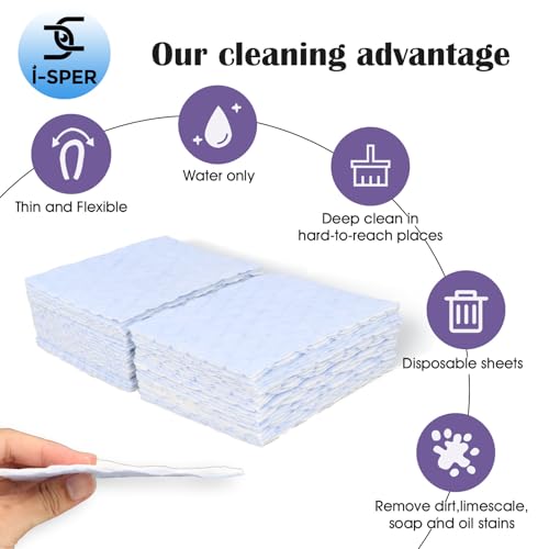 Image of 24 Pack Scouring Scrub Pad Singles with Foam | Multi-Surface | Non-Scratch