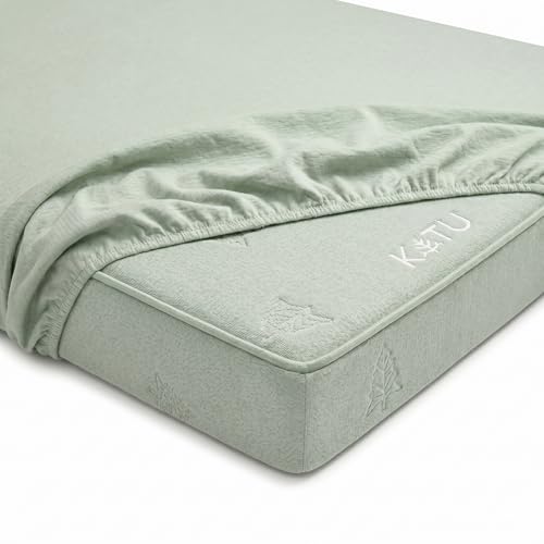 KATU 100% Organic Cotton Waterproof Crib Mattress...