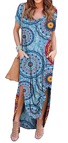 GRECERELLE Maxi abito lungo estivo da donna