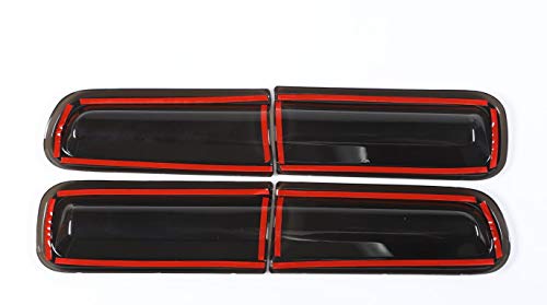 FMtoppeak Exterior Accessories Car Tail Light Trim Cover Compatible with Dodge Challenger 2015 Up